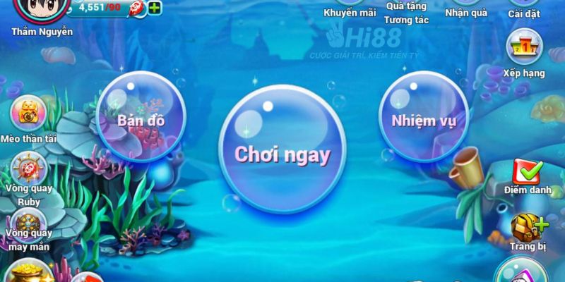 Tận hưởng sự hấp dẫn của game bắn cá vui